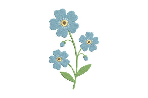 Blue Flower Embroidery Design Review for Holiday Gifts