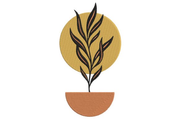 Boho Plant Embroidery Design Review