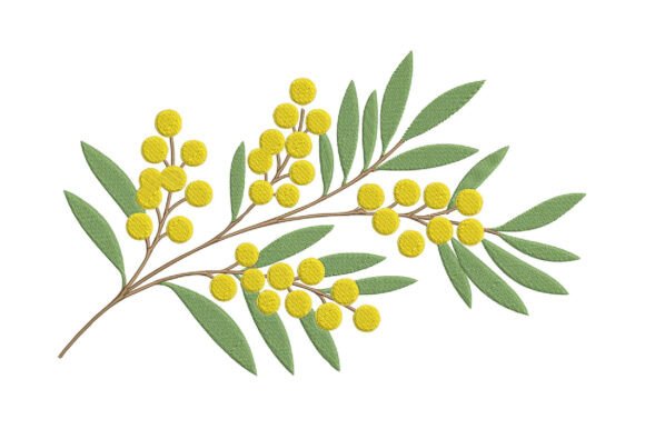 Botanical Branch Embroidery Design Review