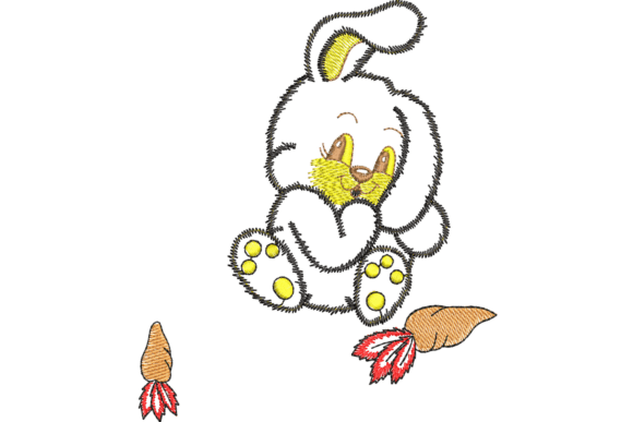 Cartoon Bunny Embroidery Design Review