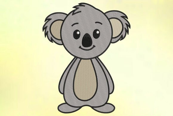 Cheerful Koala Embroidery Design Review