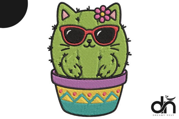 Cool Cat Cactus Embroidery Design Review