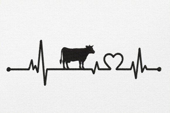 Cow Heartbeat Embroidery Design Review