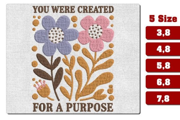 Created for a Purpose Embroidery Design Review