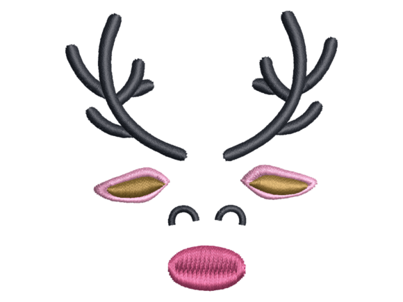 Cute Deer Face Embroidery Design Review