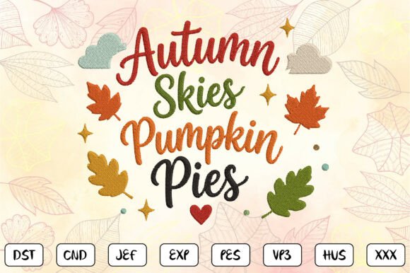 Cute Fall Pumpkin Embroidery Review