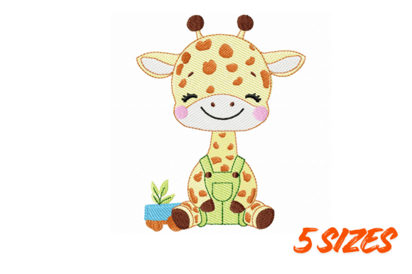 Cute Giraffe Embroidery Design File Review