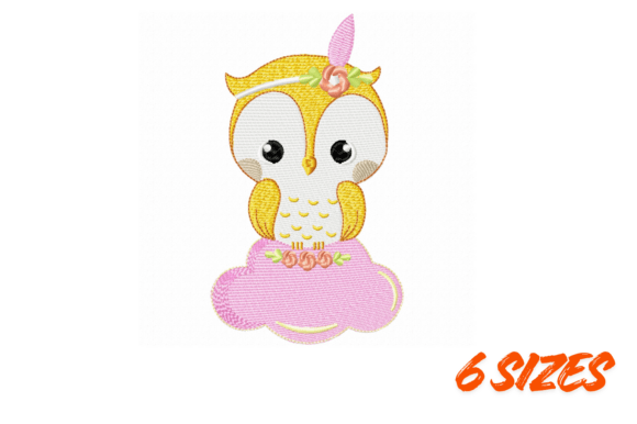 Cute Owl Cloud Embroidery Design Review