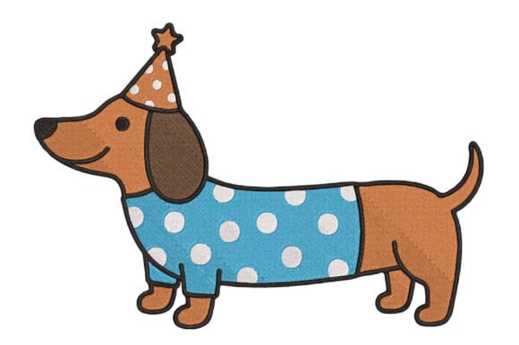 Dachshund Birthday Dog Embroidery Design Review