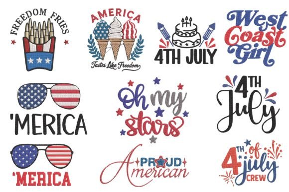 Funny Patriotic USA Embroidery Bundle Review