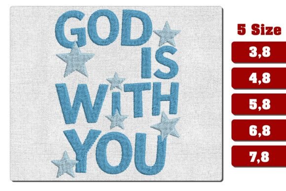God is with You Embroidery Design PES Review