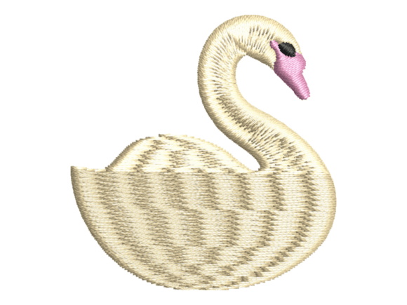 Minimal White Swan Embroidery Review