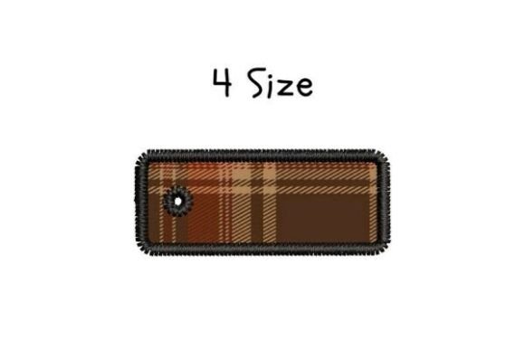 Rectangle Key Tag Embroidery Design Review
