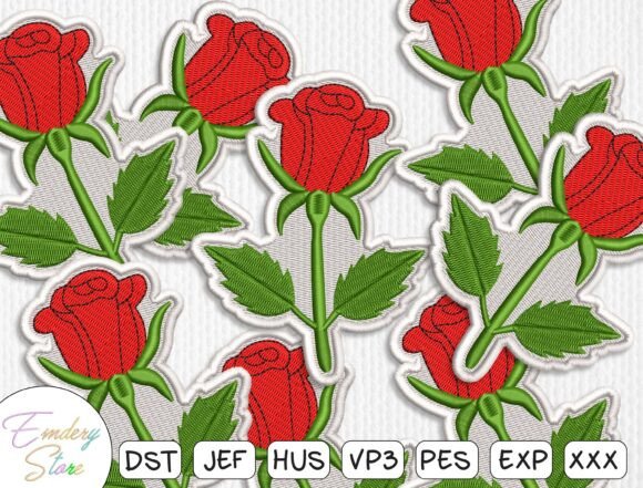 Rose Patches Embroidery Design Review for Sellers