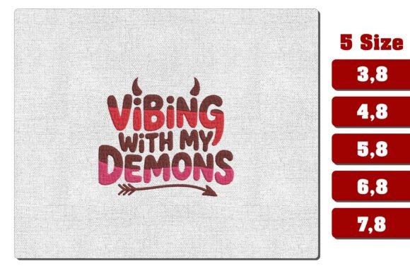 Vibing with My Demons Embroidery File Review